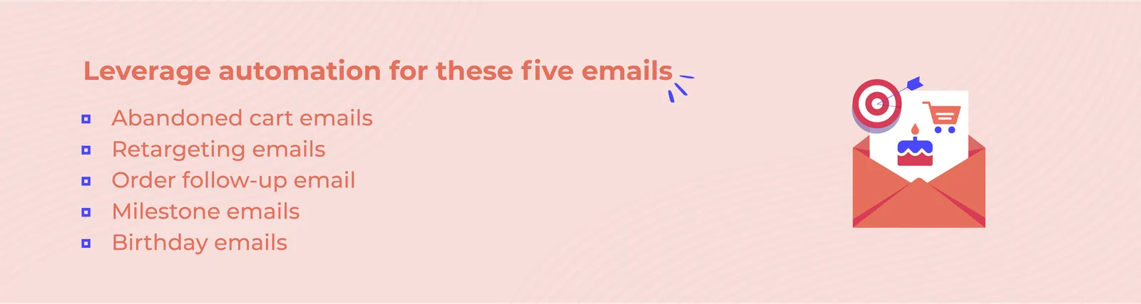 Infographic: Leverage automatuon for these five emails