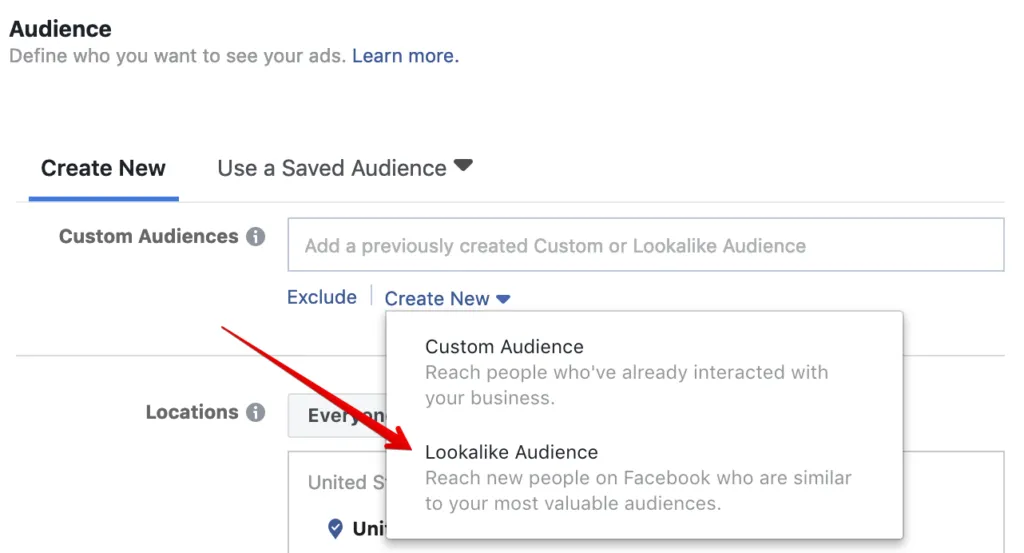 Audience Customisation Options