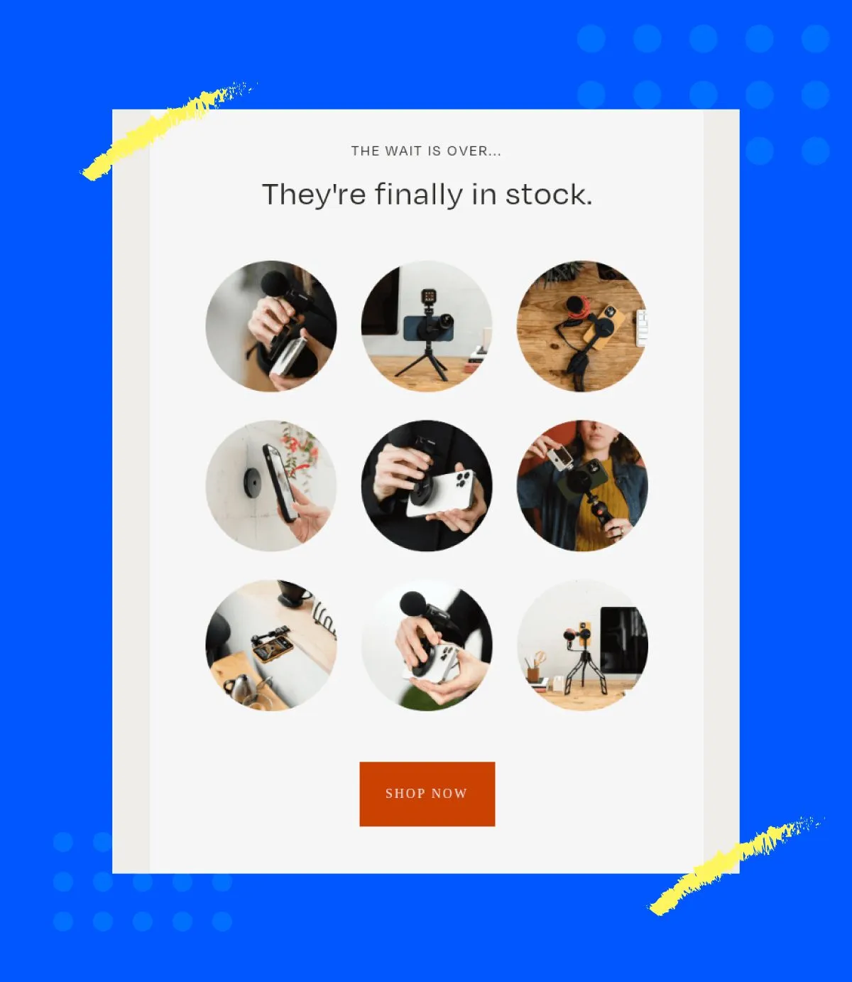 back in stock email example 10