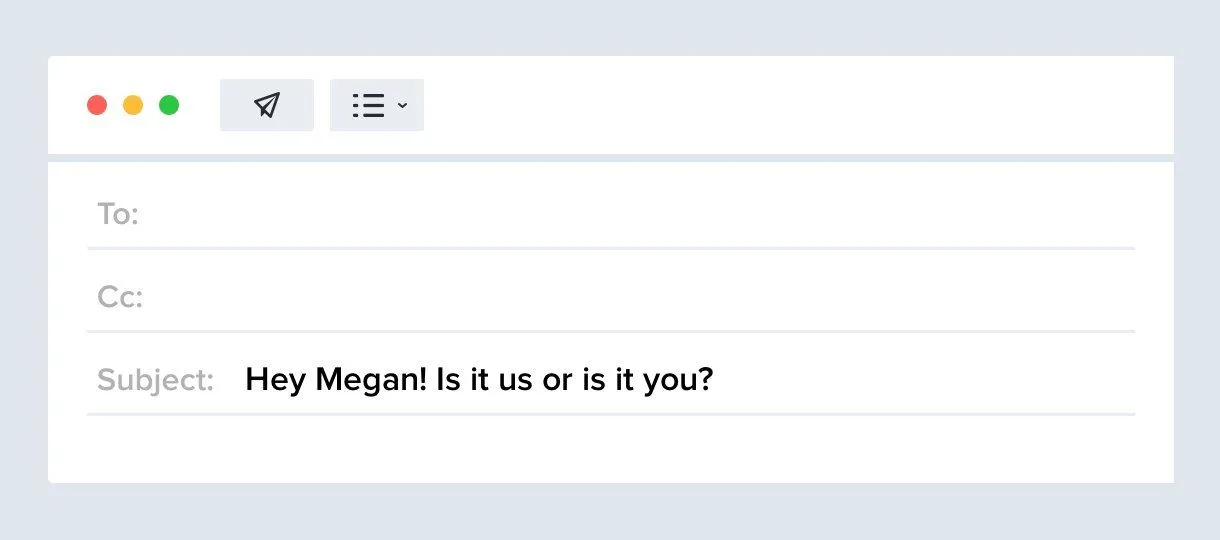 Re-engagement email subject lines