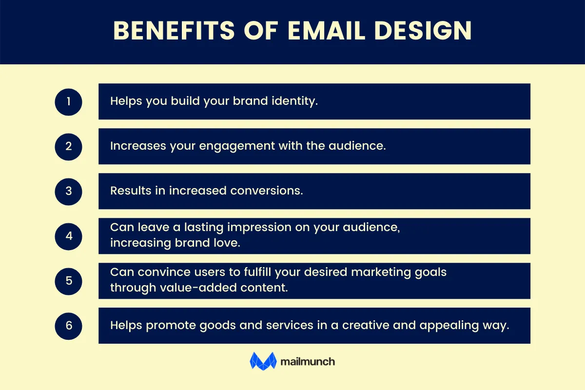 benefits of email design