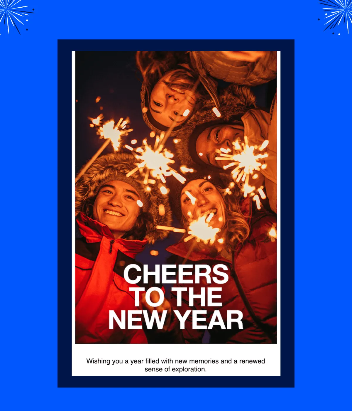 new year email cheer