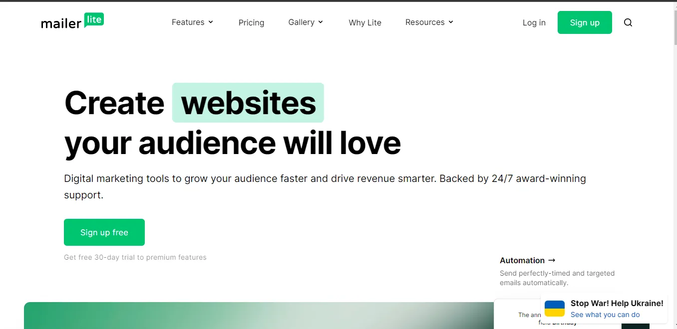 Best Mailchimp Alternative: MailerLite