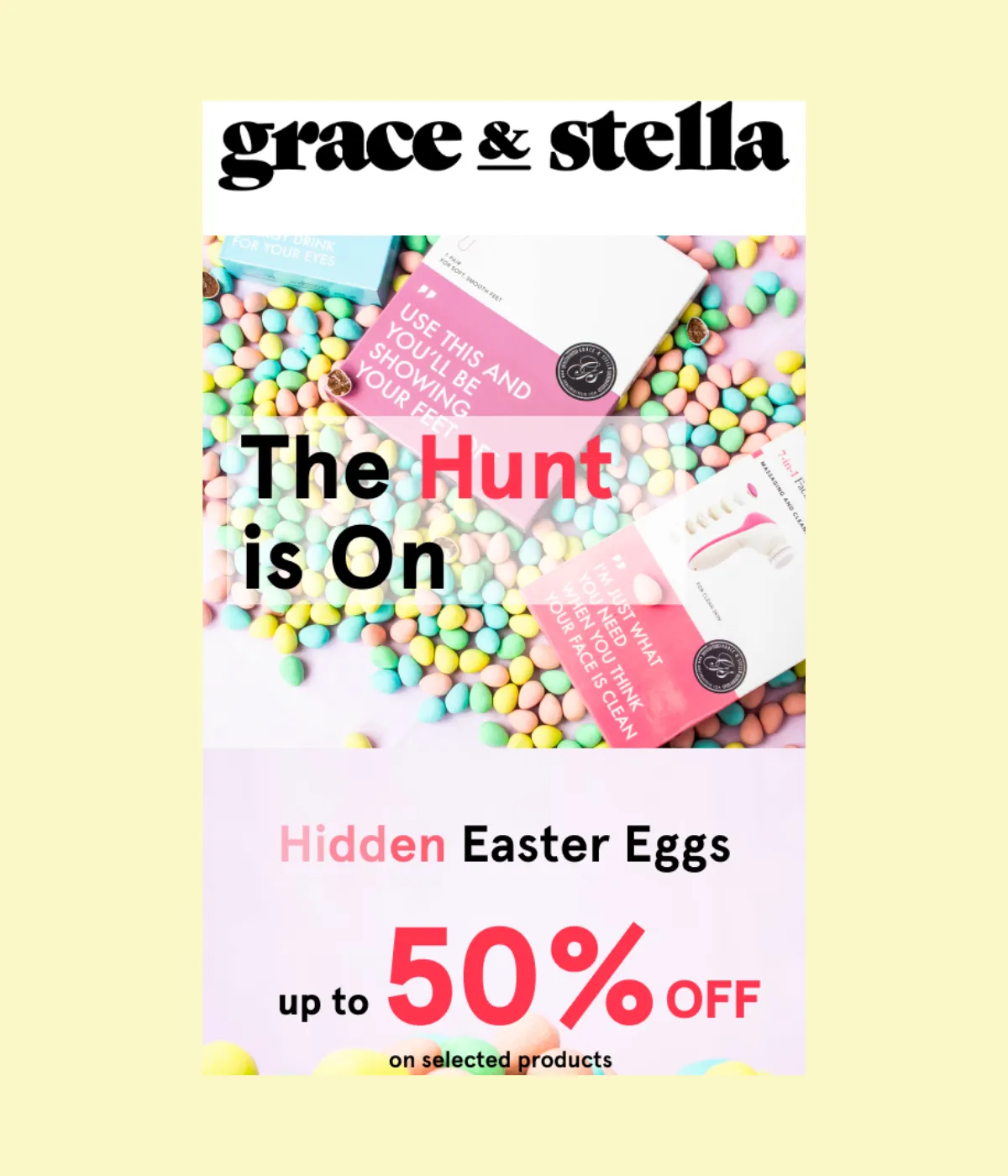 grace&tella easter email