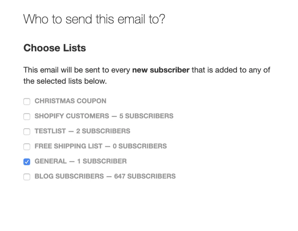 subscriber list screenshot