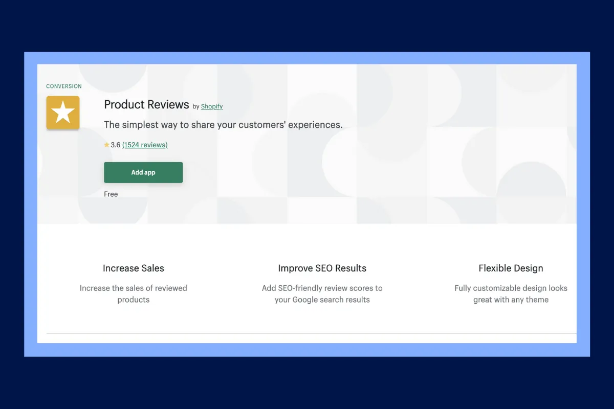 Product Reviews Shopify App