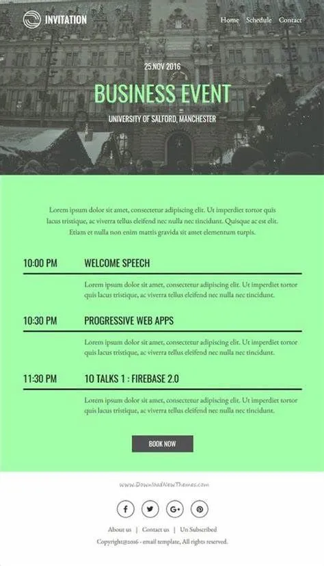 Event reminder email # 9
