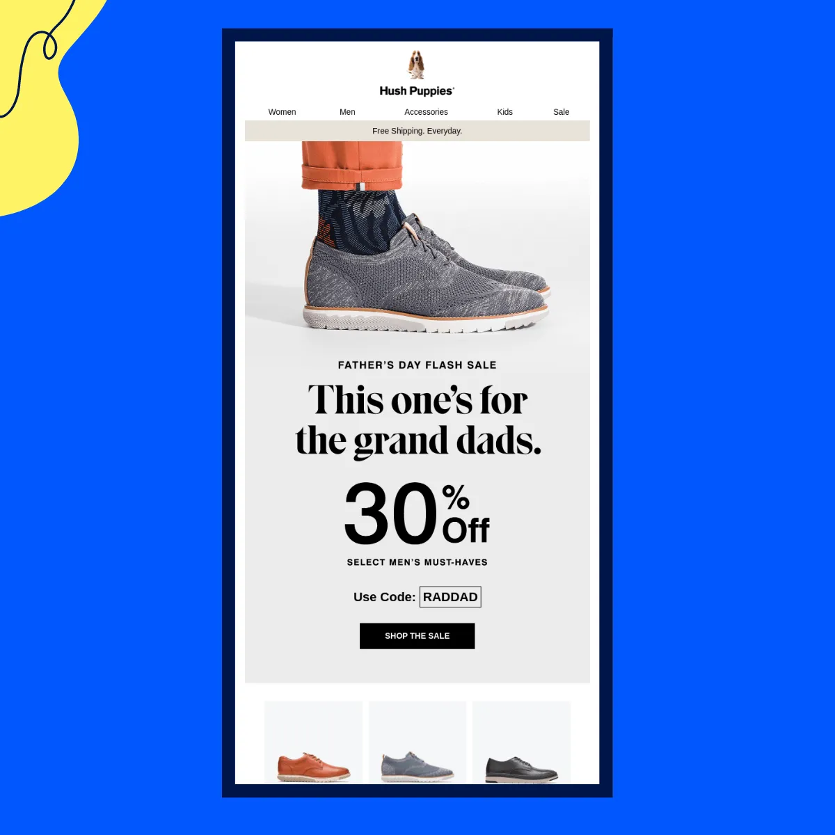 Flash Sale Examples: Hush Puppies
