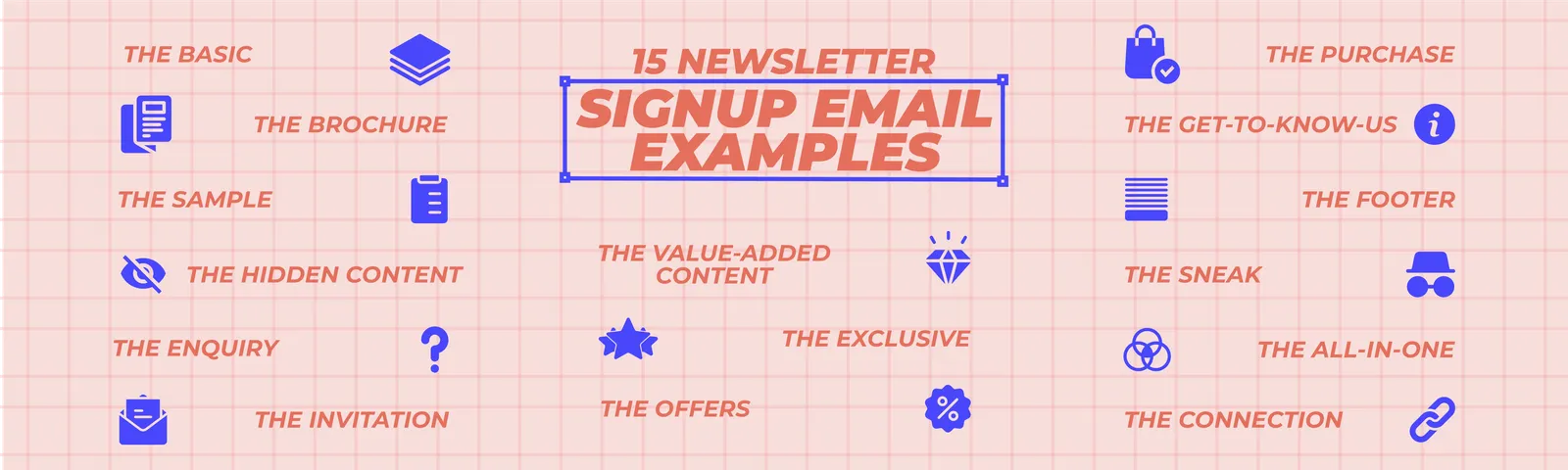 Infographic: 15 Newsletter signup email examples